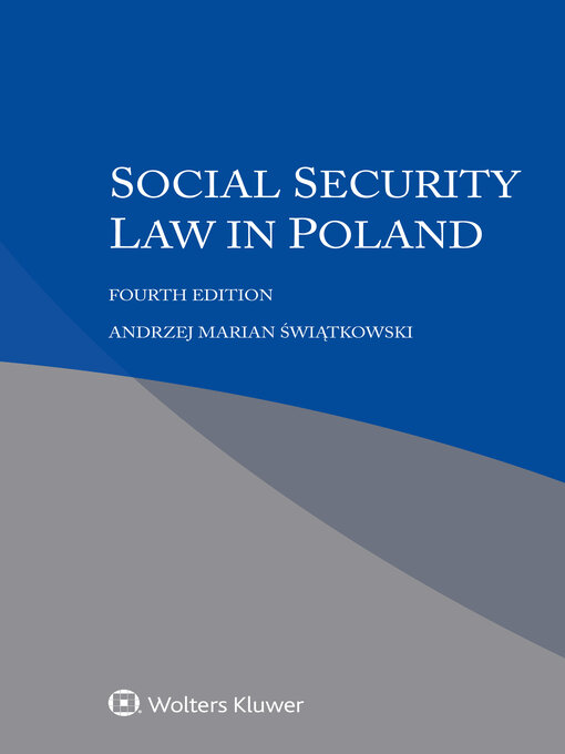 Title details for Social Security Law in Poland by Andrzej Marian Świątkowski - Wait list